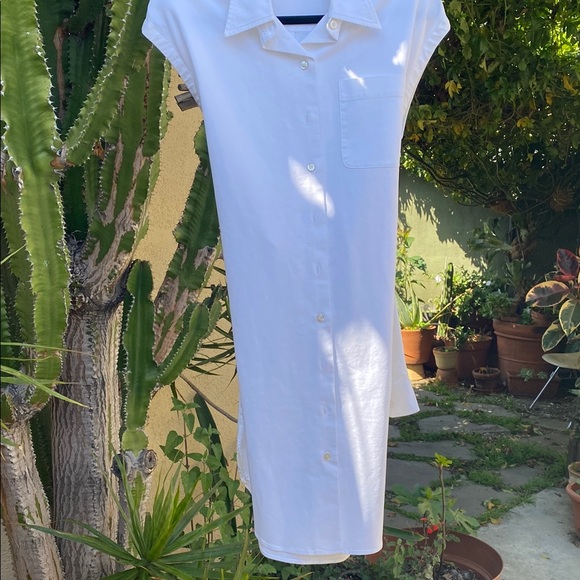 Moschino Couture! Milano White Women's avant- guarde take on the shirt Dress - Picture 15 of 16